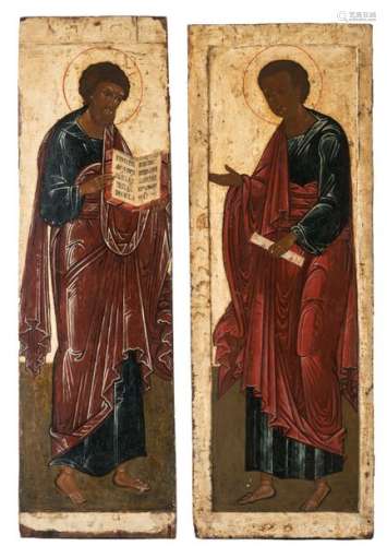 A North Russian icon depicting a Saint (presumably…