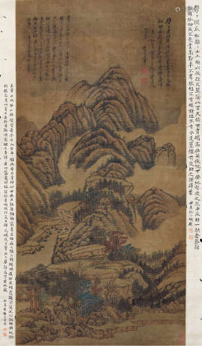 王翚 山水 1632-1717 设色绢本 立轴