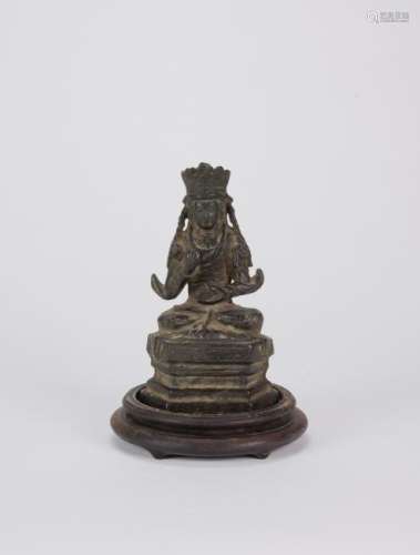 Qing-A Bronze Buddha