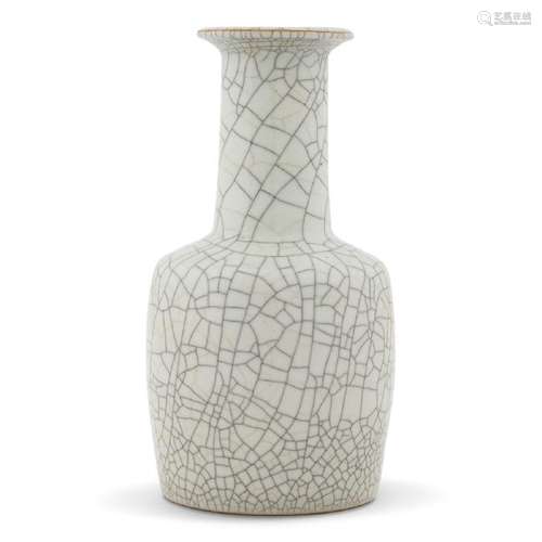 QING GE TYPE GLAZED BILLE BOTTLE VASE