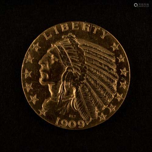 1909 $5 GOLD COIN