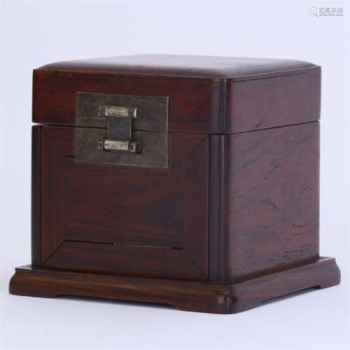 CHINESE HARDWOOD HUANGHUALI BOX