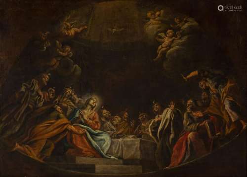 SPANISH SCHOOL, 18TH CENTURY. Pentecost.