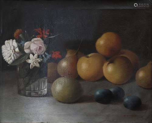 SPANISH SCHOOL, MID 19TH CENTURY. Still life.