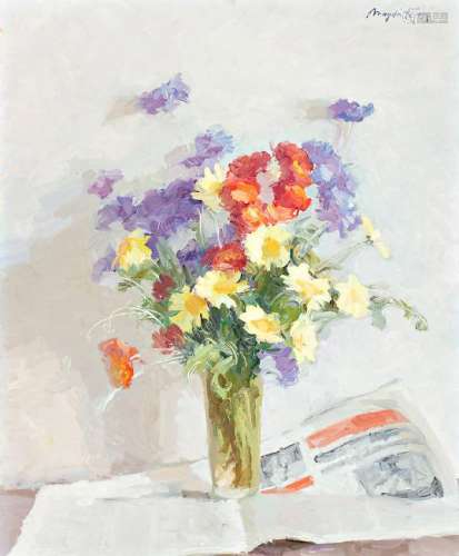 MAGDA FOLCH. Flowers vase. (d)