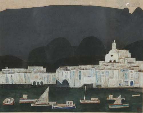 SHIGEYOSHI KOYAMA. View of CadaquÃ©s. (d)