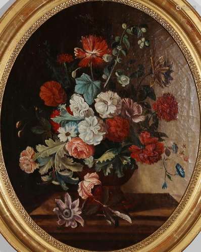 PROBABLY DUTCH SCHOOL, 19TH CENTURY. Flowers vase.