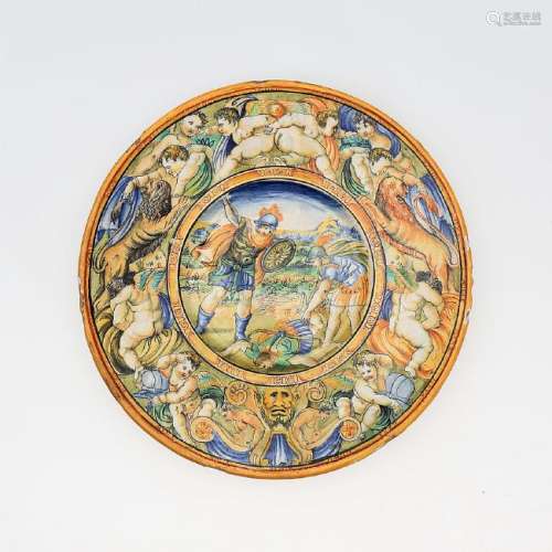 Italian Renaissance dish in earthenware probably from