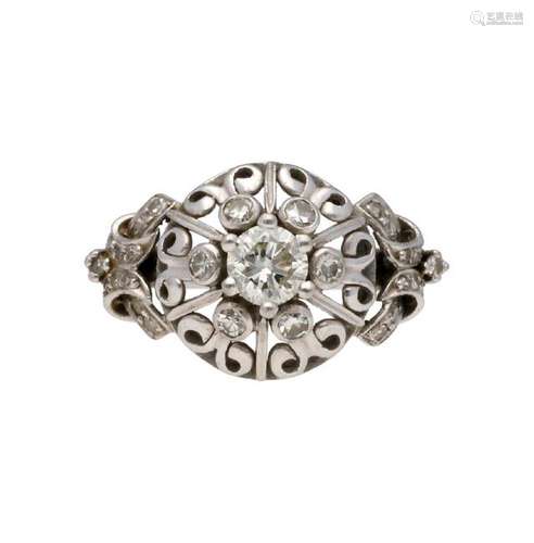 Diamonds ring, circa 1950.