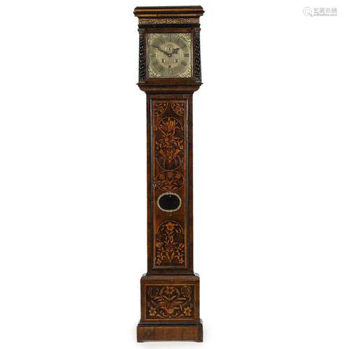 English grand father clock with probably Dutch case