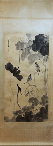 17-19TH CENTURY, DA ZHU <LOUTS> PAINTING, QING DYNASTY