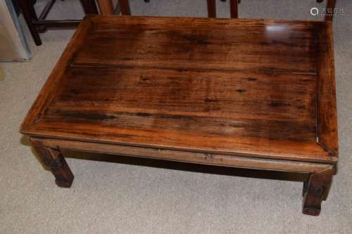Chinese Old Hongmu Carved Low Table