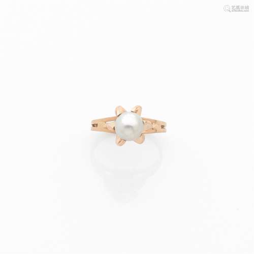 CULTURED PEARL RING