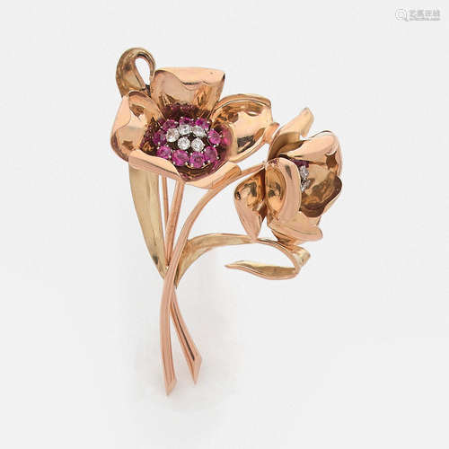 FLOWER BROOCH