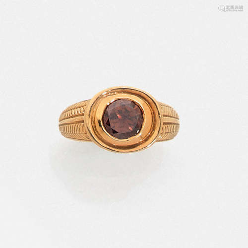 COGNAC DIAMOND RING