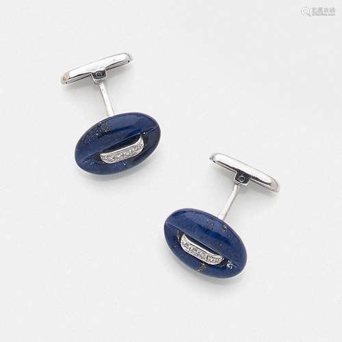 LAPIS LAZULI PAIR OF CUFFLINKS