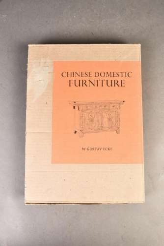 A VOLUME OF BOOK ON CHINESE DOMESTIC FURNITURE