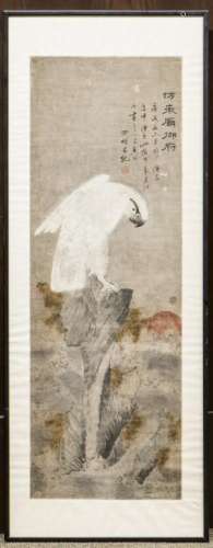 LU JI (STYLE OF, 1477-?), A CHINESE PAINTING OF EAGLE