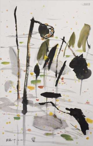 WU GUANZHONG(1919-2010), POND