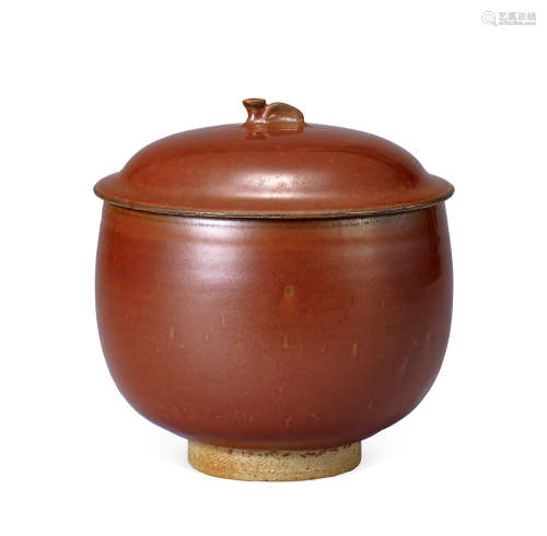 宋代 柿釉盞罐