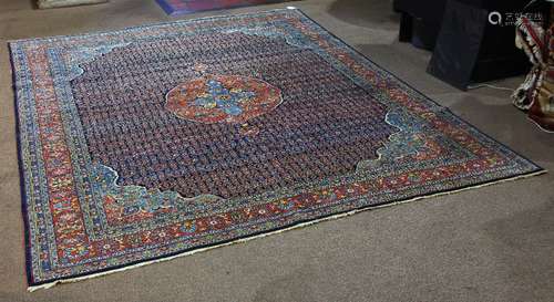 Antique Persian Bidjar carpet, 12'10