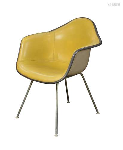 Charles and Ray Eames for Herman Miller DAX-1 chair, 1973, executed in molded fiberglass, steel,