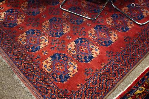 Afghan Turkoman carpet, 8'5