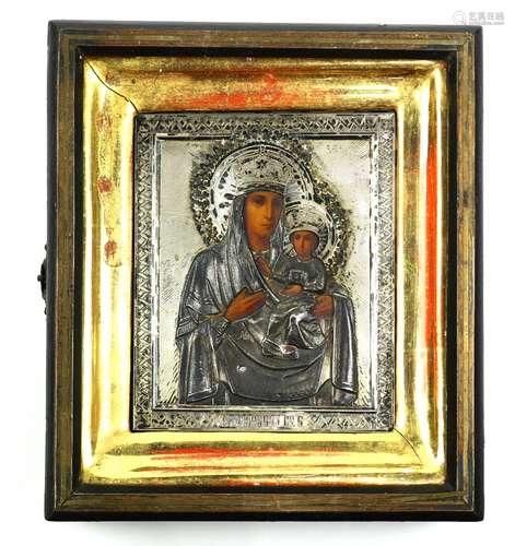 Russian icon, depicting the Mother of God, 8