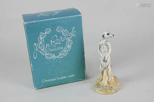 A Beswick model of a meerkat, exclusively produced for Doulton fair 1996, special edition of 1,