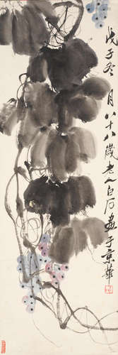 Grapes on Vines Qi Baishi (1864-1957)