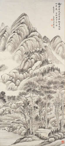 Landscape after Wang Hui Wu Dacheng (1835-1902)