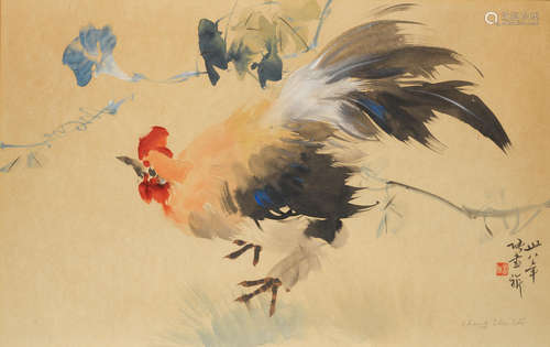 Rooster Zhang Shuqi (Chang Shu-Chi, 1900-1957)