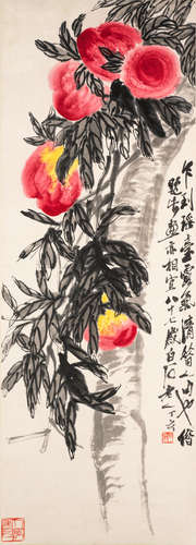 Immortal Peaches Qi Baishi (1864-1957)