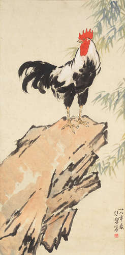 Rooster on Rock Xu Beihong (1895-1953)