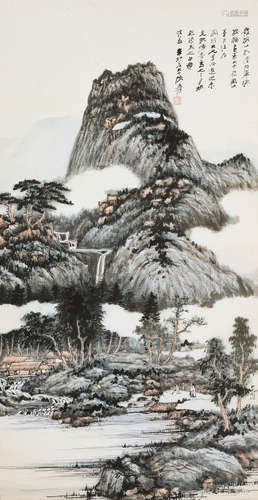 Landscape After Dong Yuan Zhang Daqian (Chang Dai-Chien, 1899-1983)