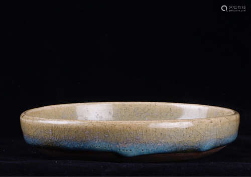 A JUN YAO SHALLOW PLATE