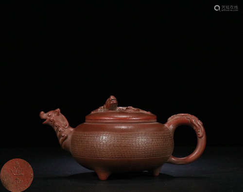 A OLD ZISHA TEAPOT