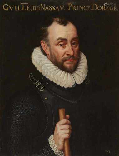 Holländischer Meister des späten 16. JahrhundertsPortrait Willem I von OranienÖl auf Holz (