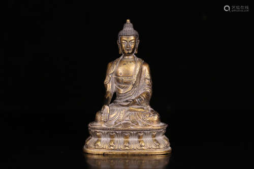 A BRONZE CASTED RULAI BUDDHA