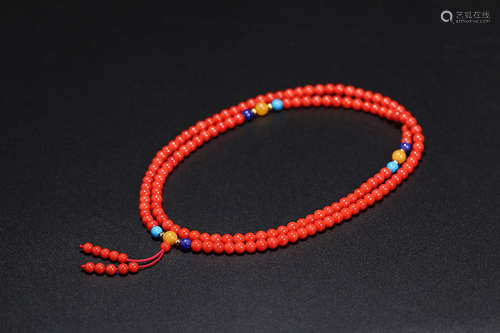 A CORAL NECKLACE