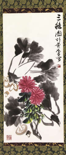 Xu Linlu 许麟庐 花卉白菜