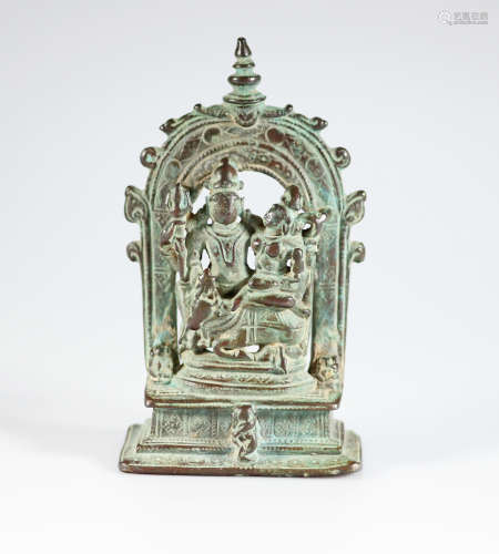Lakshmi and Narasimha bronze figure
