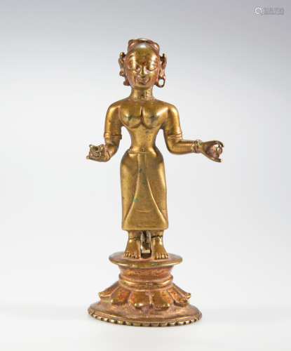 Radha bronze figure