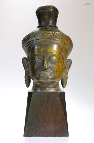 Lakshmi bronze bust