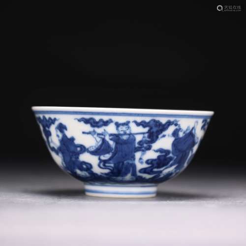 A Imperial Blue and White Bowl, Guangxu Mark and Period