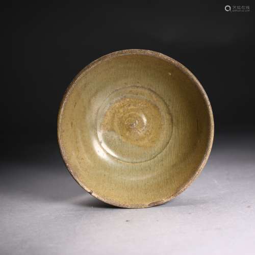 A Chinese  Celadon glazed Porcelain Bowl,Yuan Dynasty