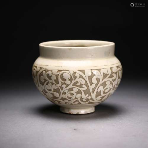 A Chinese Cizhou Yao Water Jar,Song Dynasty