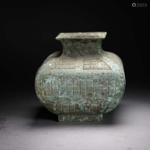 A Chinese Archaic Bronze Hu