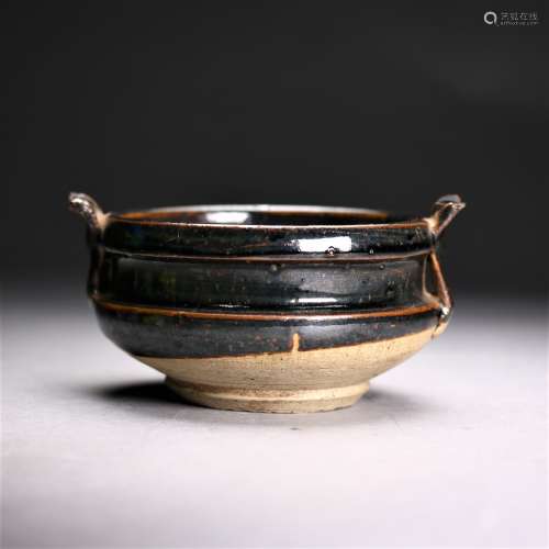 A Chinese Black Glazed Porcelain Bowl.Song dynasty