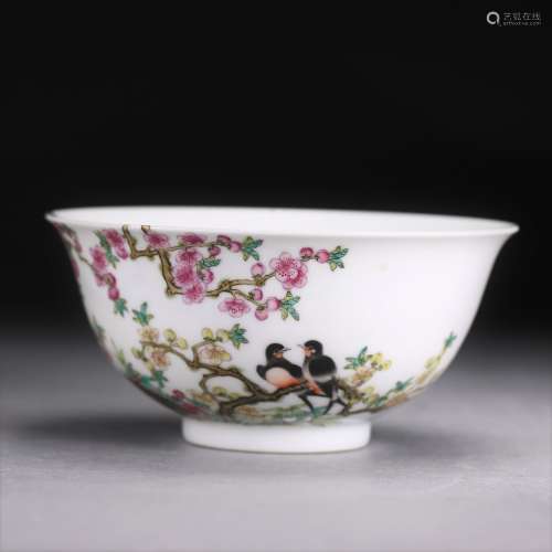 YongZheng Mark, An Enamel Porcelain Bowl